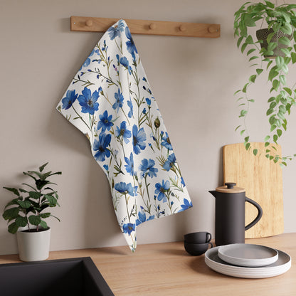 Blue Floral French Cottagecour 1 Tea Towel