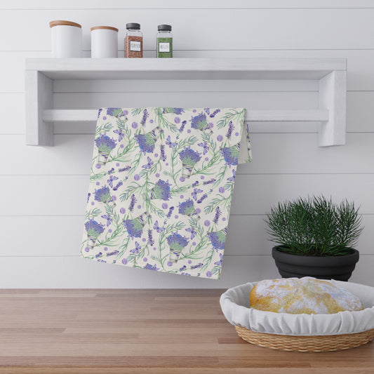 Lavender Fun 4 Tea Towel