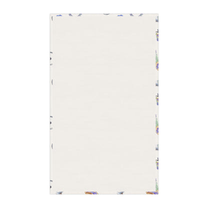 Lavender Fun 5 Tea Towel