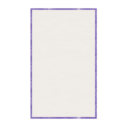 Purple w/ Flowers Tea Towel