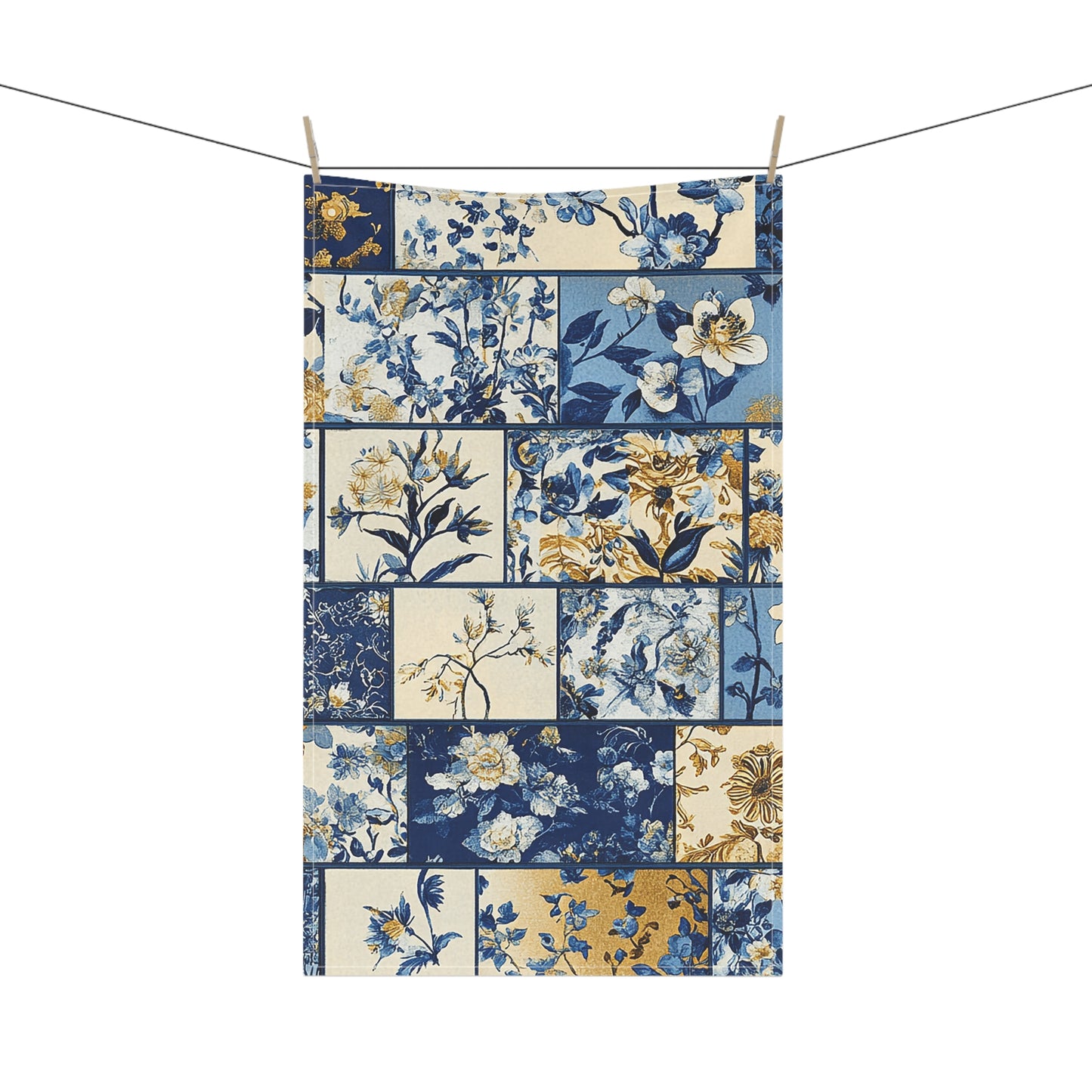 French Patchwork 12 Tea Towel