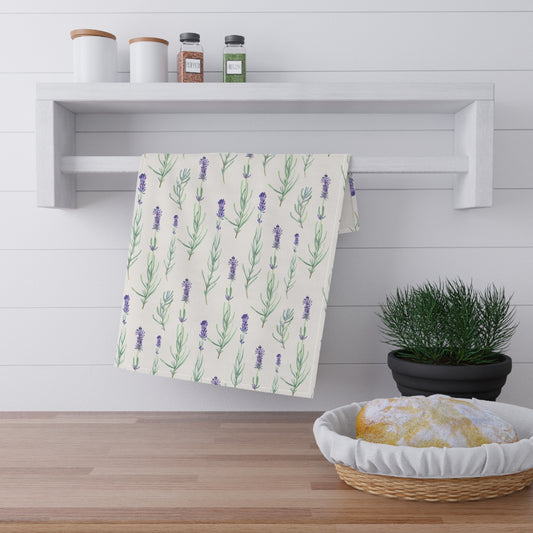Lavender Fun 10 Tea Towel