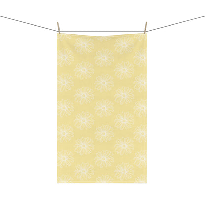 Light Yellow w/ Flowers Tea Towels