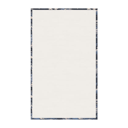 Dark Blue French Toile 1 Tea Towel