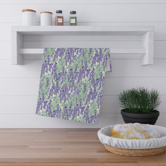 Lavender Fun 3 Tea Towel