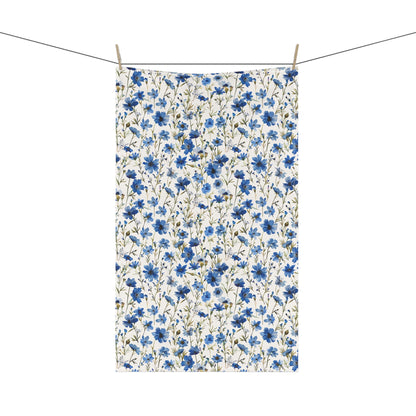 Blue Floral French Cottagecour 3 Tea Towel