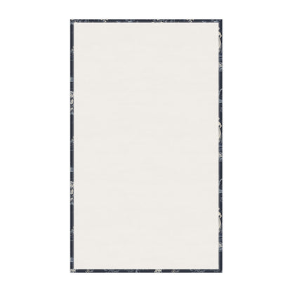 Dark Blue French Toile 8 Tea Towel