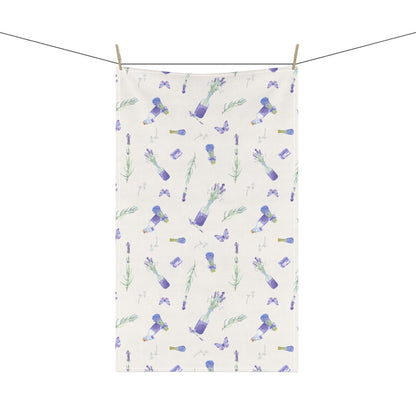Lavender Fun 2 Tea Towel