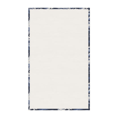 Dark Blue French Toile 4 Tea Towel