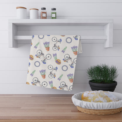 Lavender Fun 5 Tea Towel