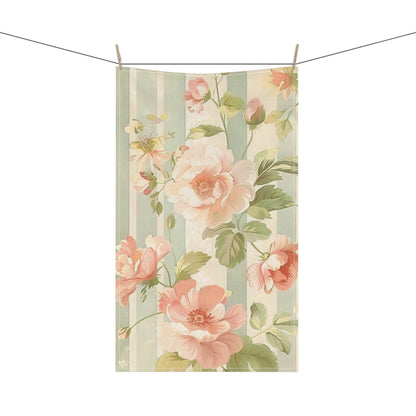 Vintage French Wall Paper 11 Tea Towel