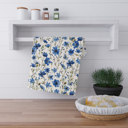Blue Floral French Cottagecour 2 Tea Towel