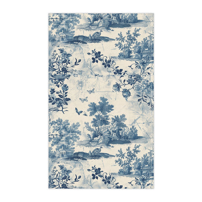 French Toile (Garden) Tea Towel (cotton twill)