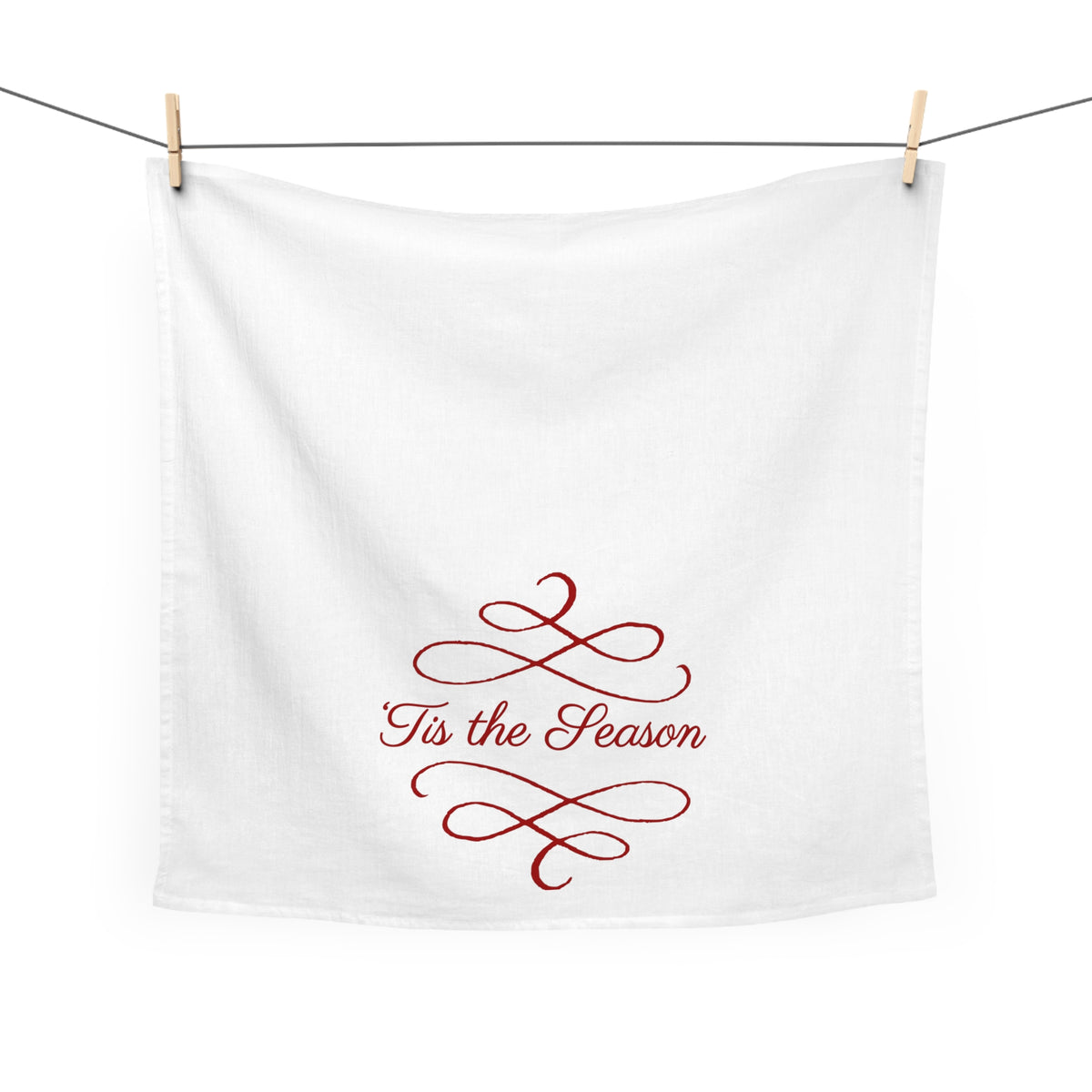 ’Tis the Season Christmas Tea Towel