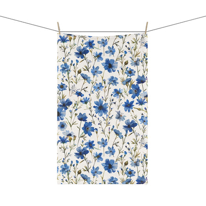 Blue Floral French Cottagecour 2 Tea Towel