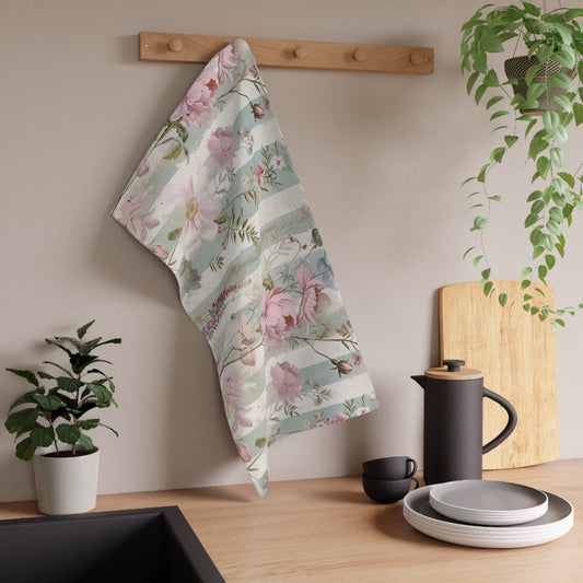 Vintage French Wall Paper 9 Tea Towel