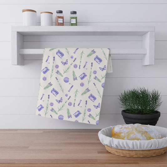 Lavender Fun 6 Tea Towel