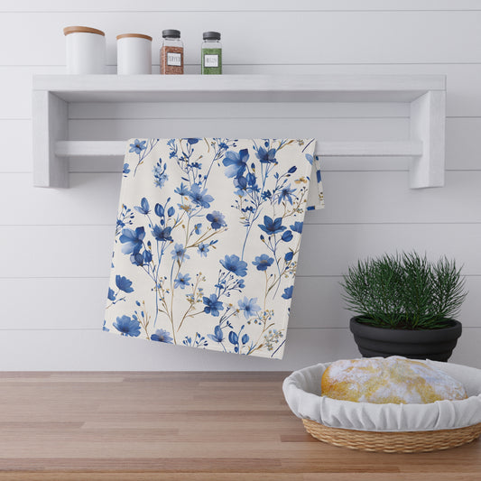 Blue Floral French Cottagecour 5 Tea Towel