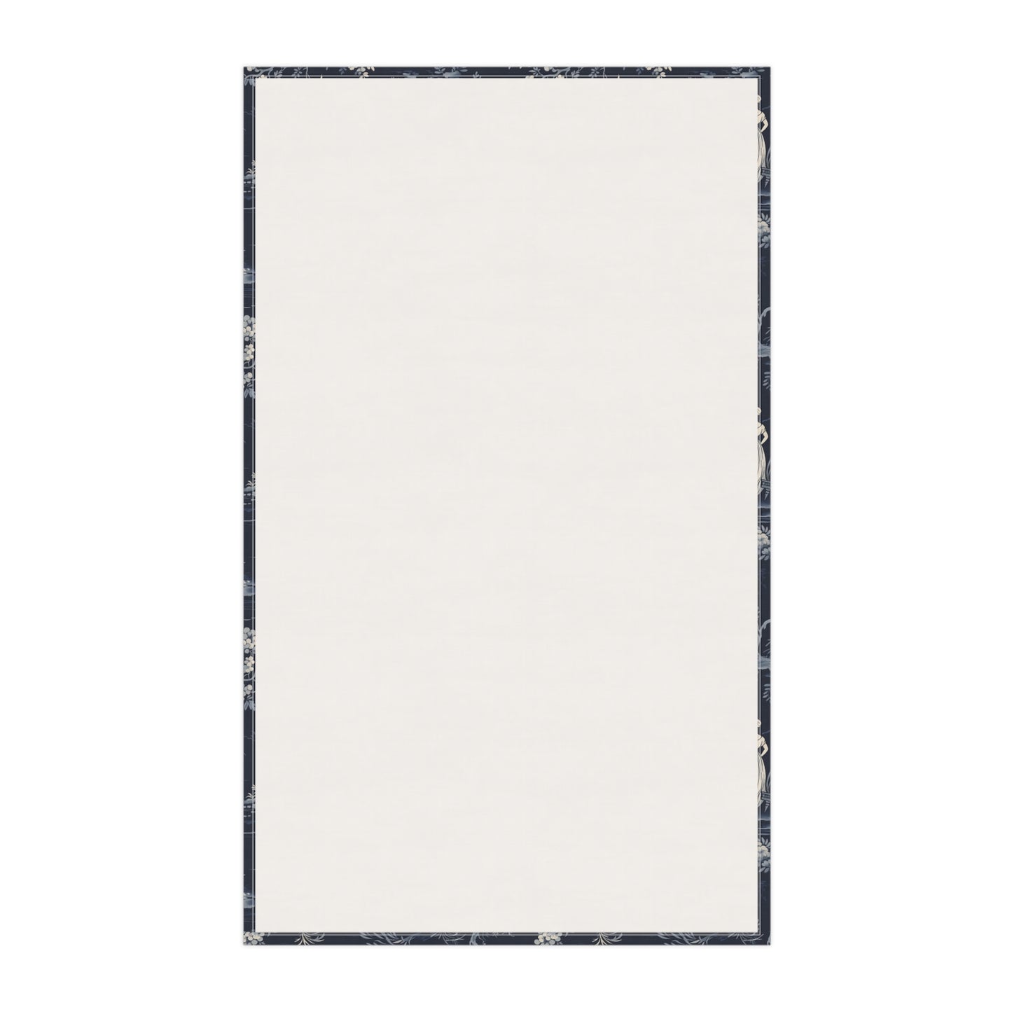 Dark Blue French Toile 8 Tea Towel