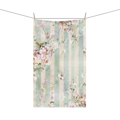 Vintage French Wall Paper 2 Tea Towel