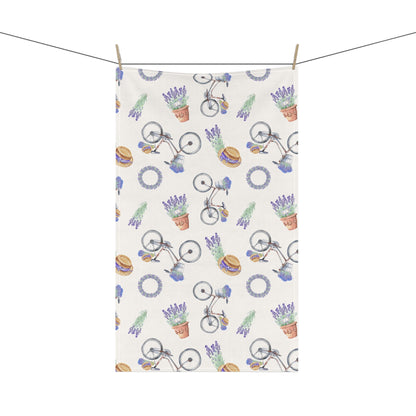 Lavender Fun 5 Tea Towel