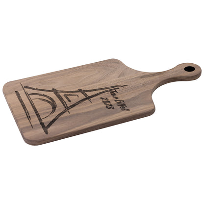 Personalized Tour Eiffel | Hardwood Paddle Cutting Board