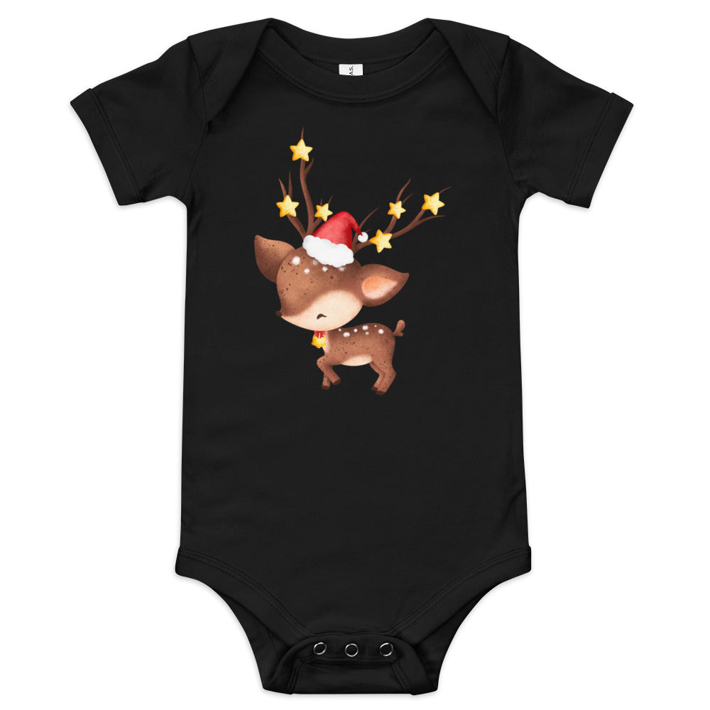 Baby Reindeer | Baby short sleeve one piece