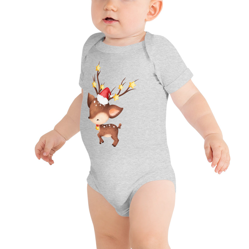 Baby Reindeer | Baby short sleeve one piece