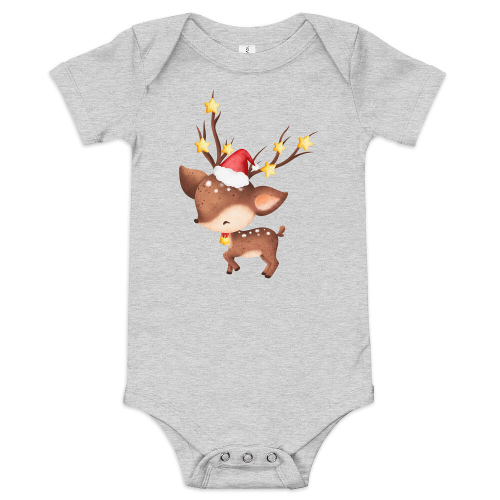 Baby Reindeer | Baby short sleeve one piece