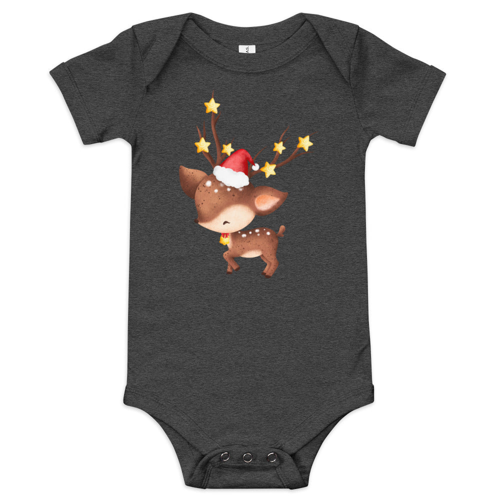 Baby Reindeer | Baby short sleeve one piece