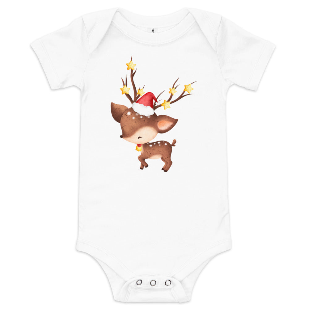 Baby Reindeer | Baby short sleeve one piece