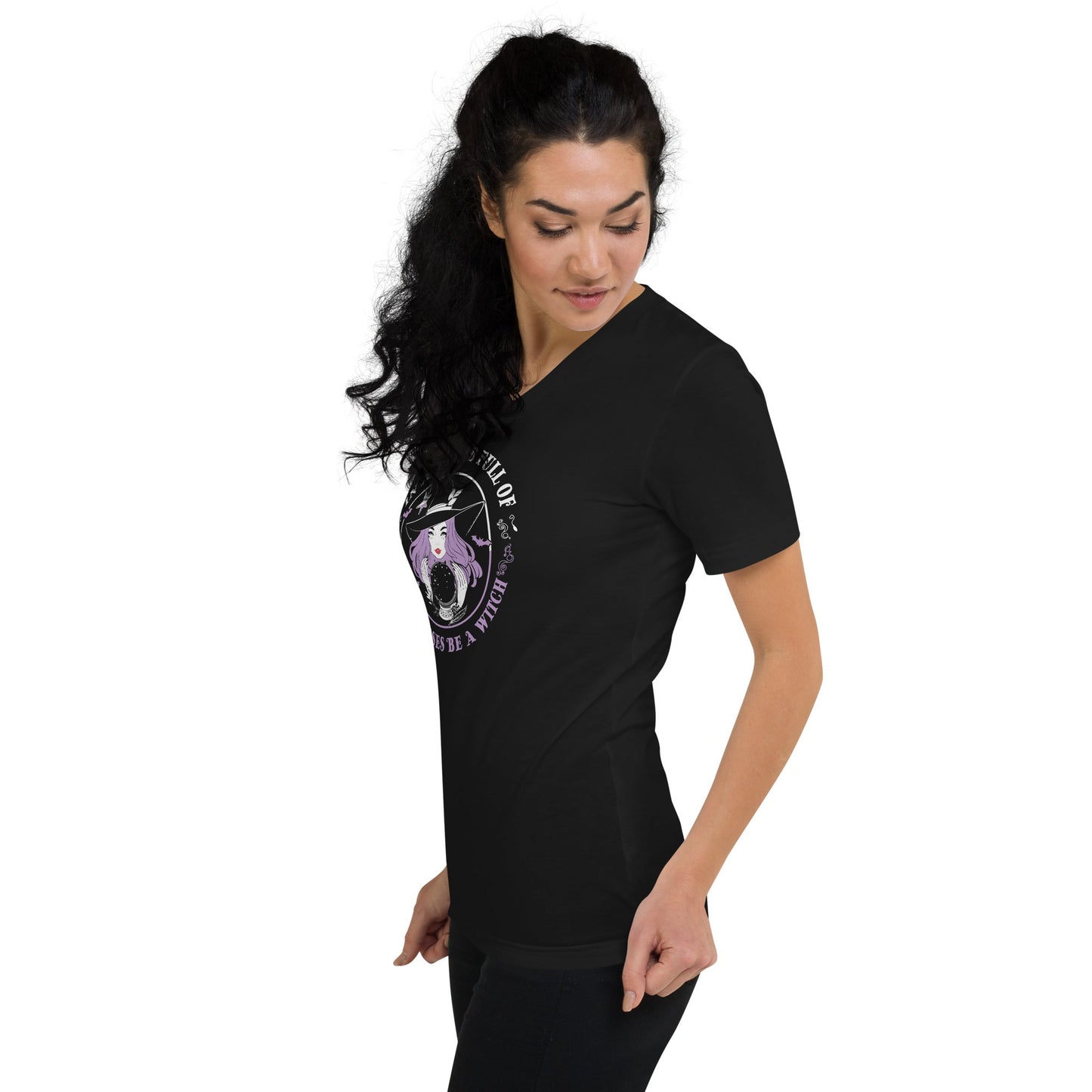 Be A Witch | Unisex Short Sleeve V-Neck T-Shirt