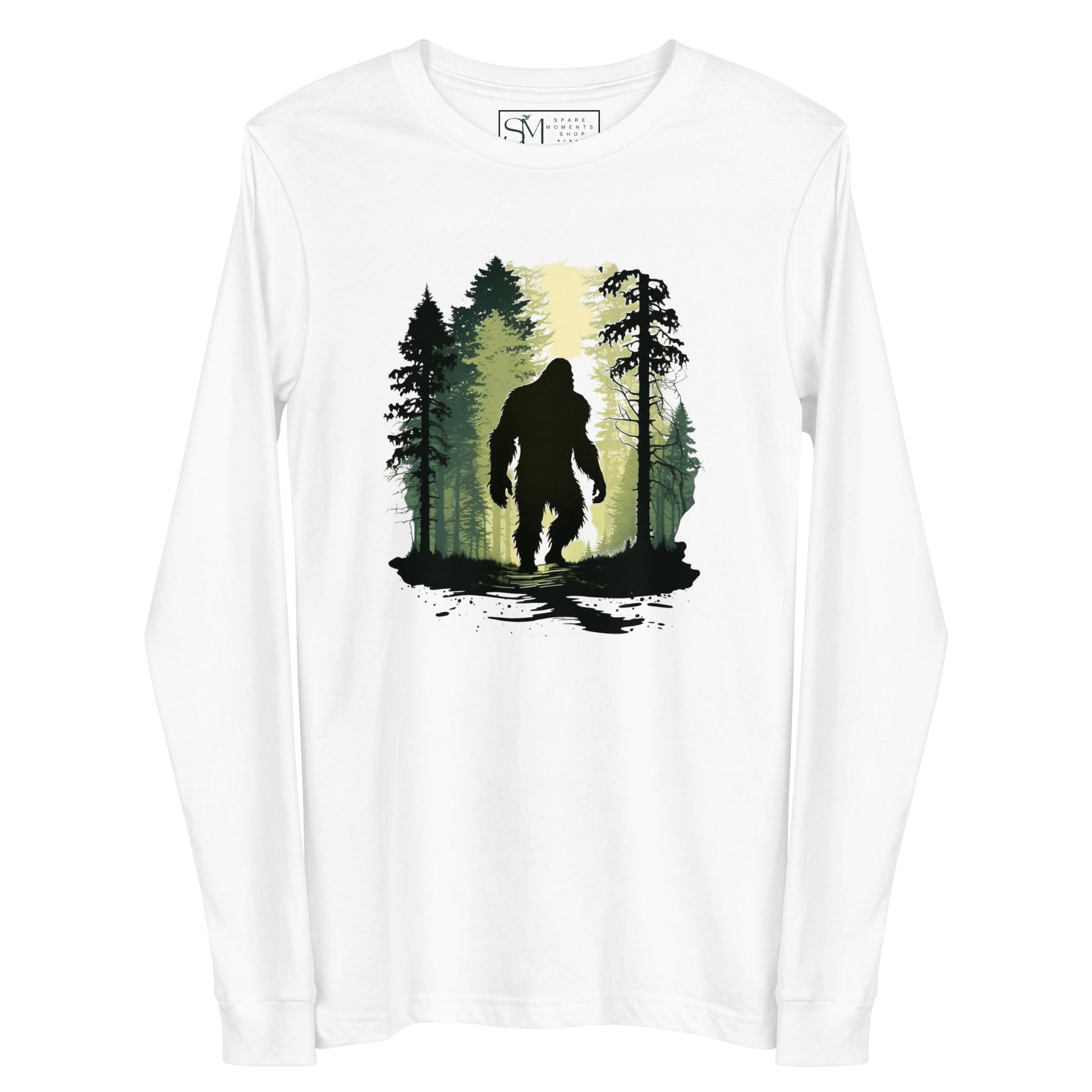 Bigfoot in the Forest | Unisex Long Sleeve Tee