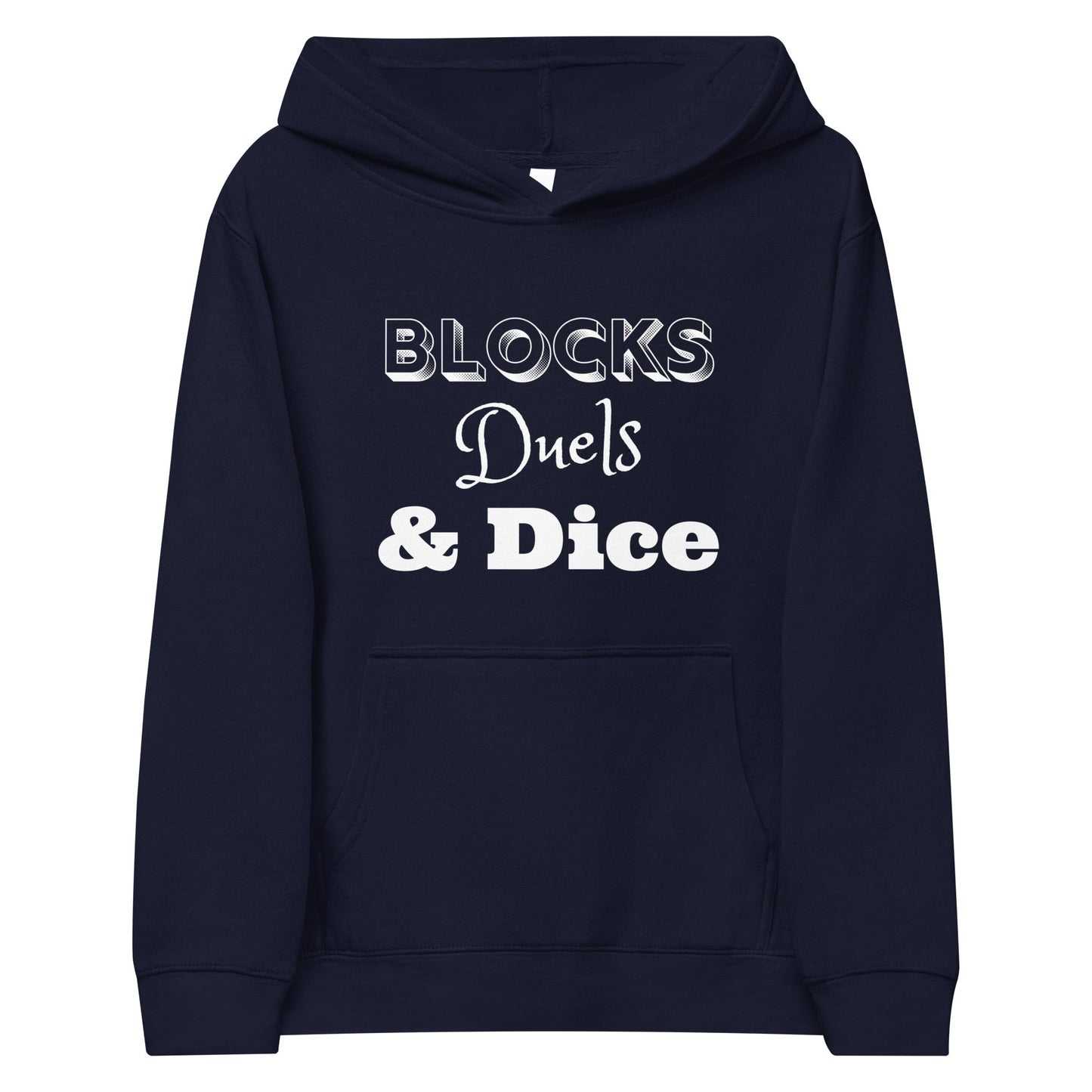 Blocks Duels & Dice | Kids fleece hoodie