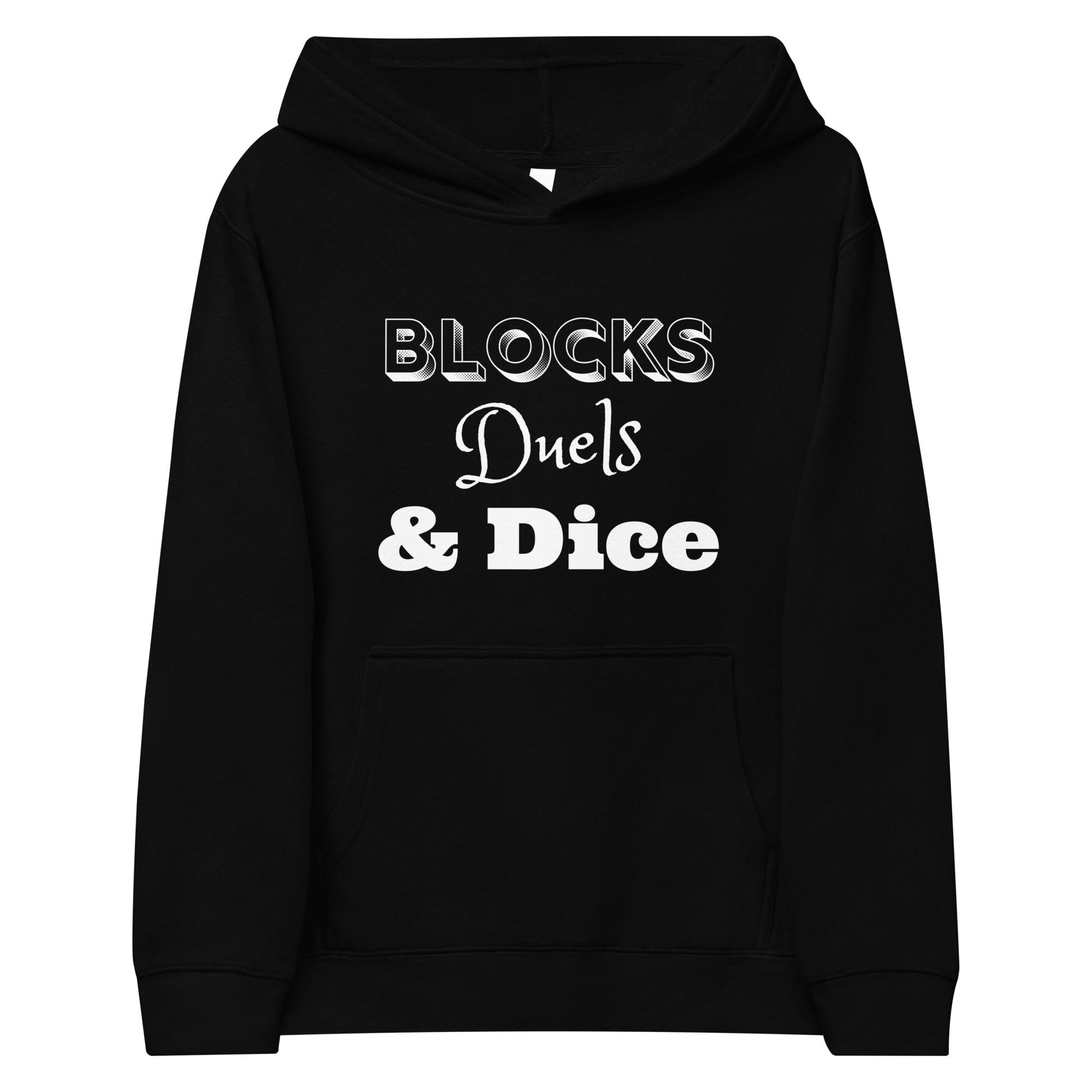 Blocks Duels & Dice | Kids fleece hoodie