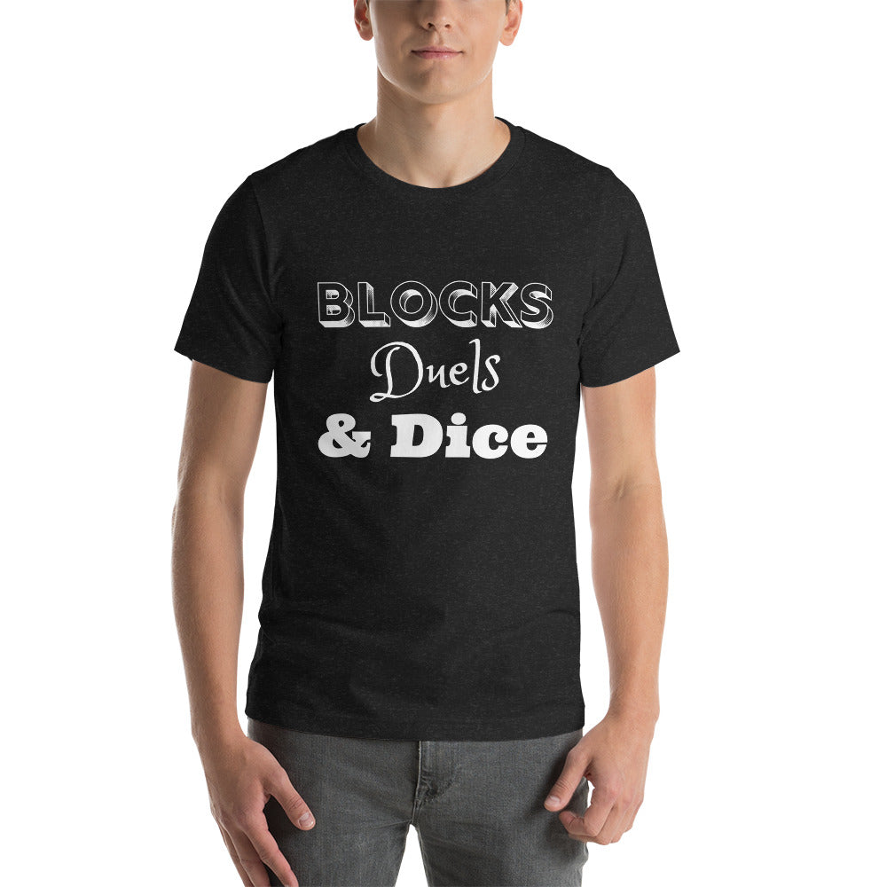 Blocks Duels & Dice | Unisex t-shirt