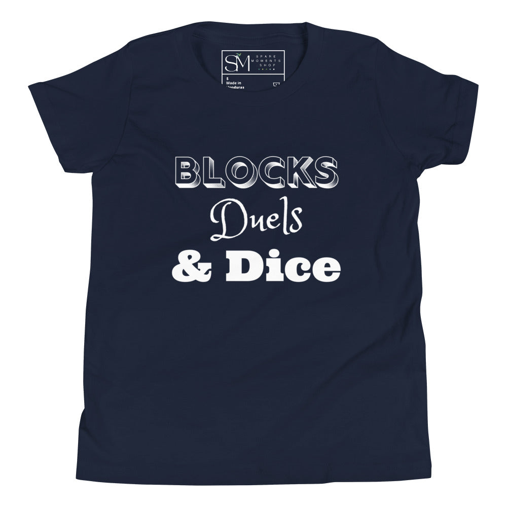 Blocks Duels & Dice | Youth Short Sleeve T-Shirt