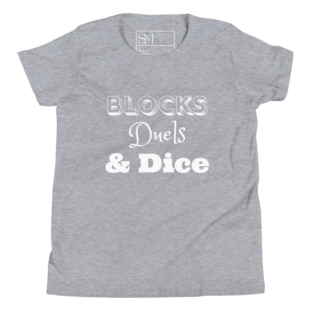 Blocks Duels & Dice | Youth Short Sleeve T-Shirt