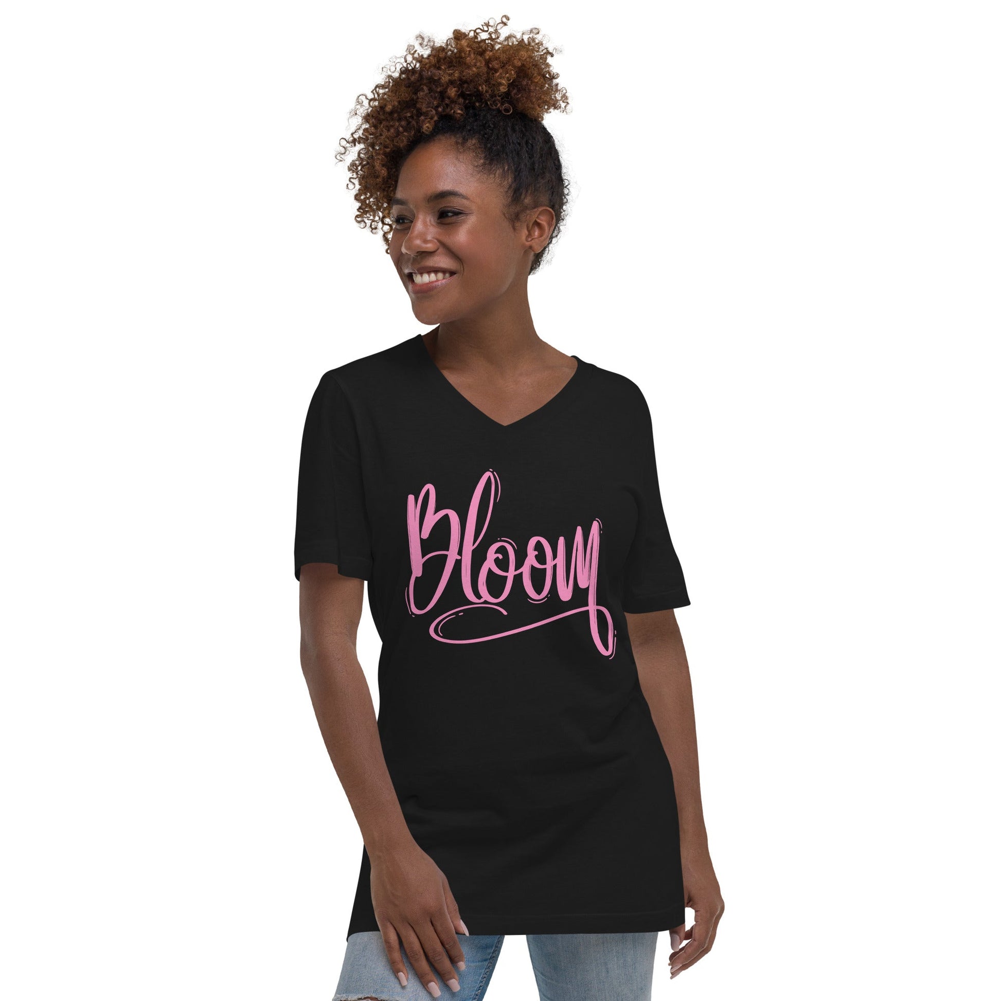 Bloom | Unisex Short Sleeve V-Neck T-Shirt