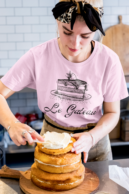Cake Design T-Shirt | Graphic Short Sleeve Tee