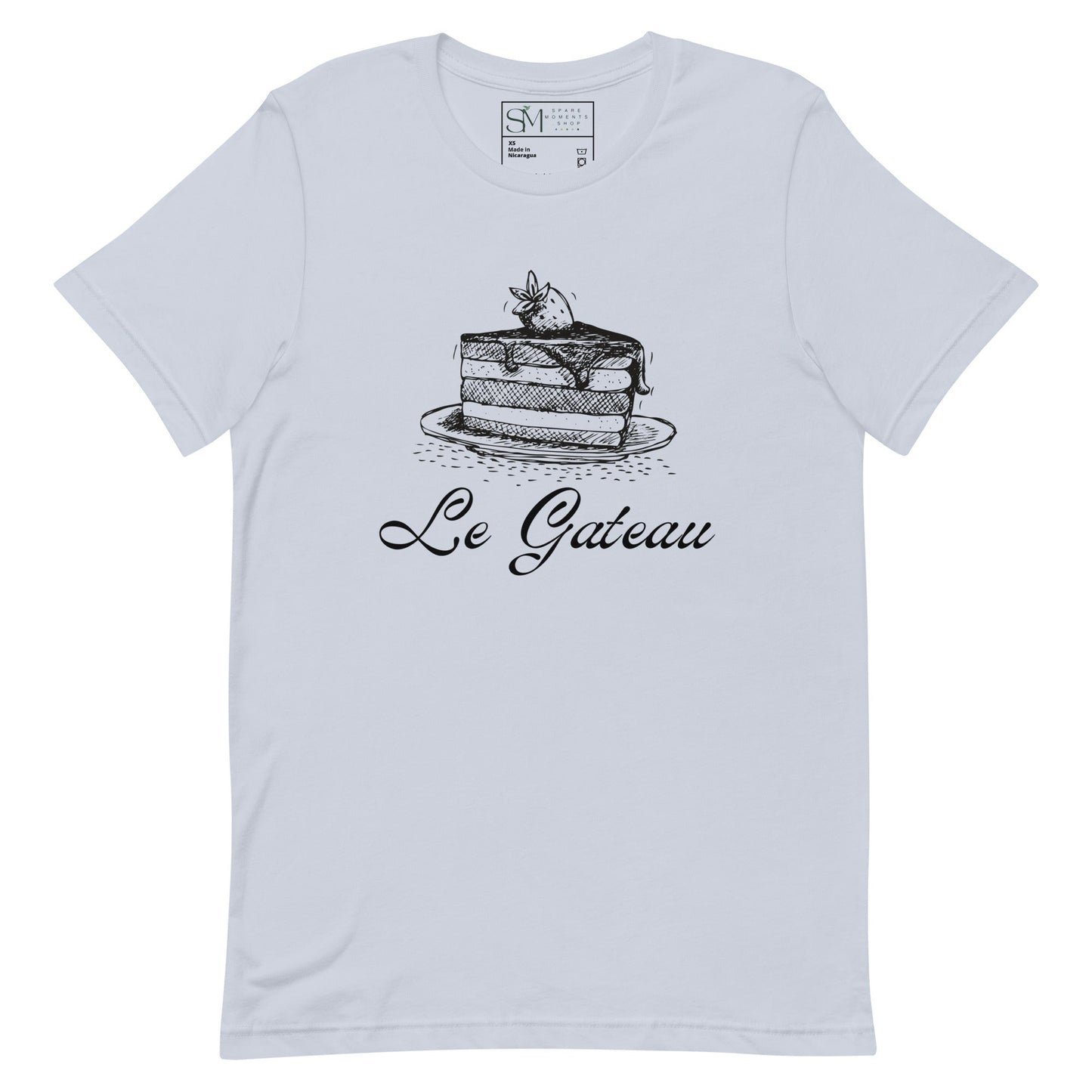 Cake Design T-Shirt | Graphic Short Sleeve Tee