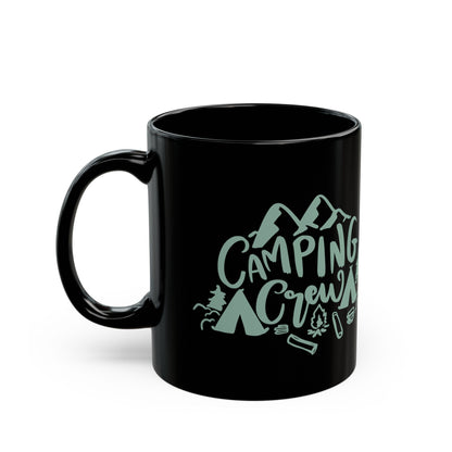 Camping Crew | 11 oz Black Mug