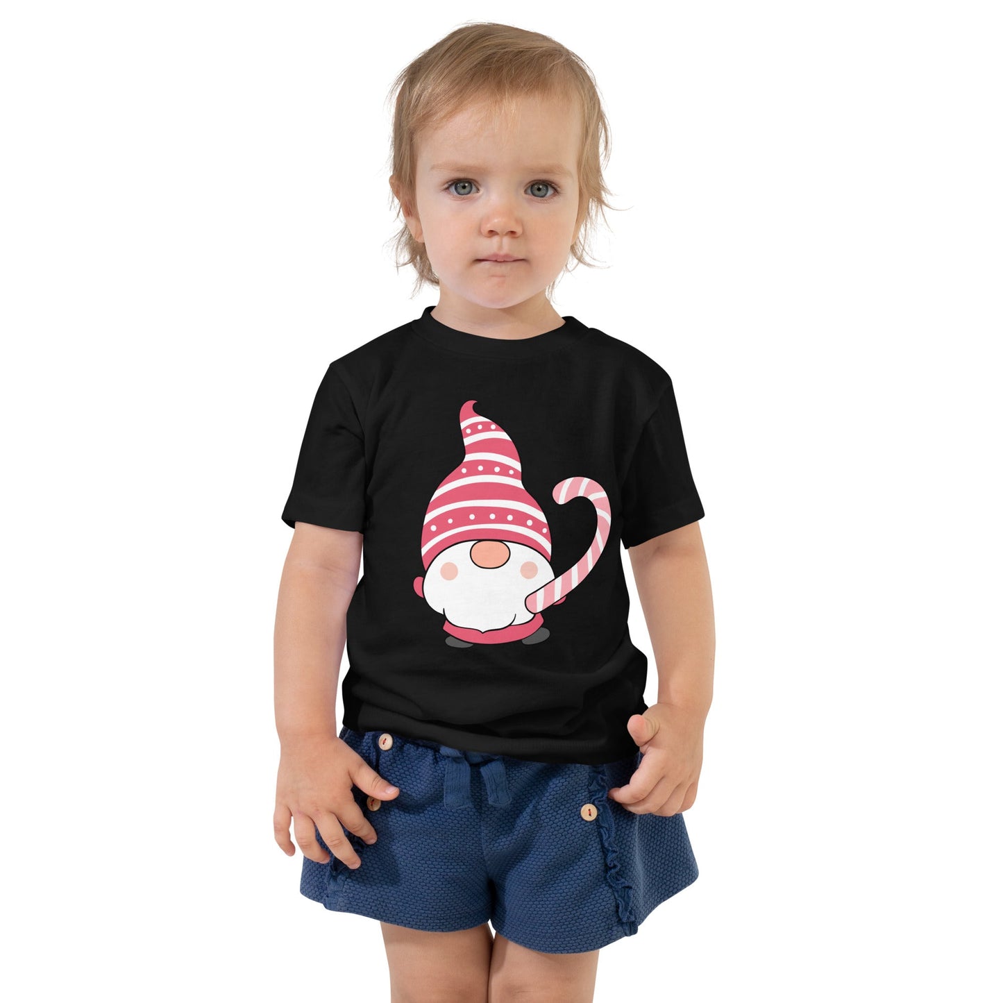 Candy Cane Gnome | Toddler Short Sleeve Tee