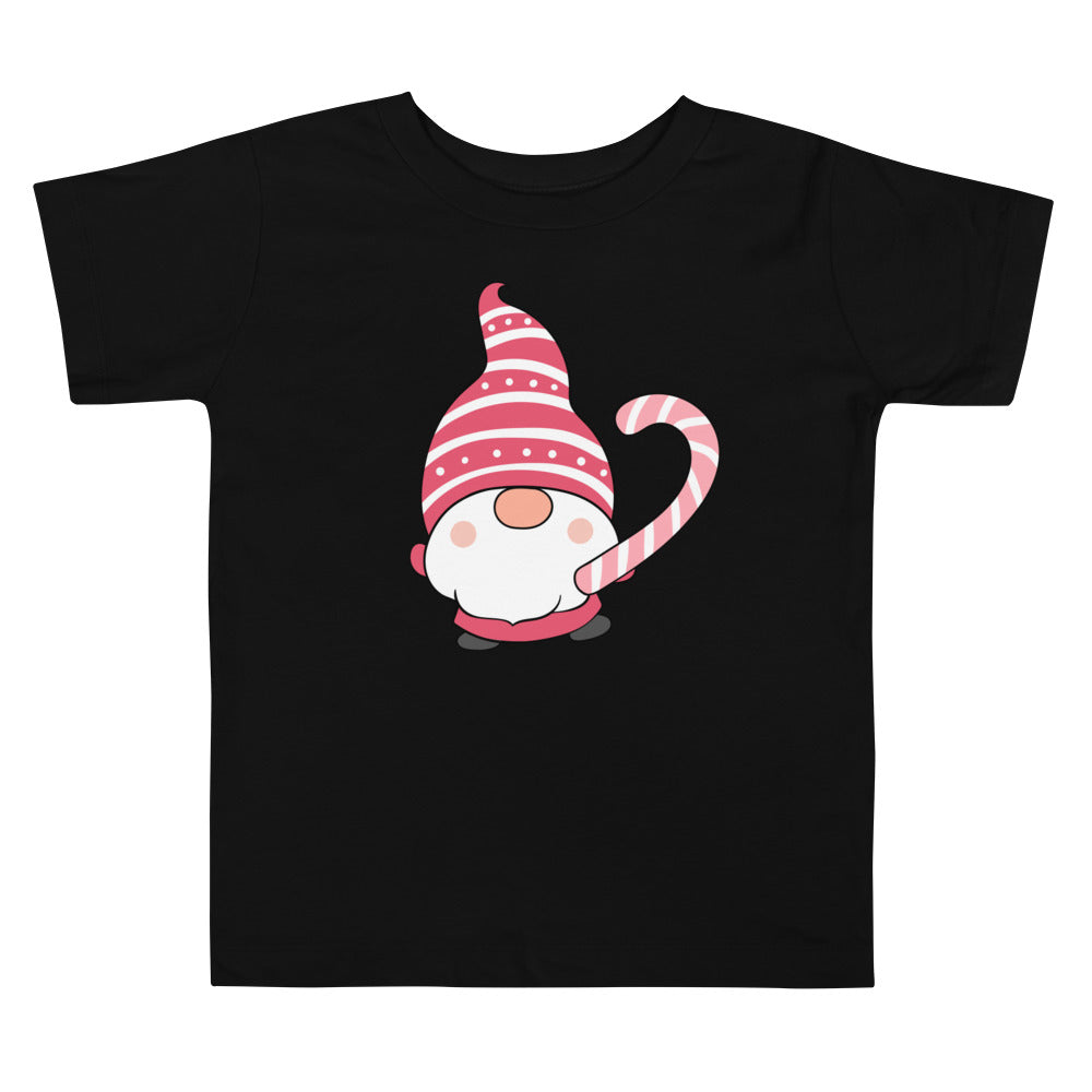 Candy Cane Gnome | Toddler Short Sleeve Tee