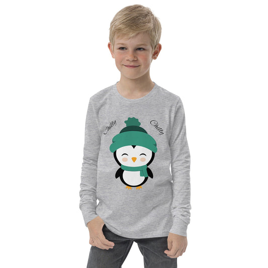 Chilly Chilly Penguin | Youth long sleeve tee