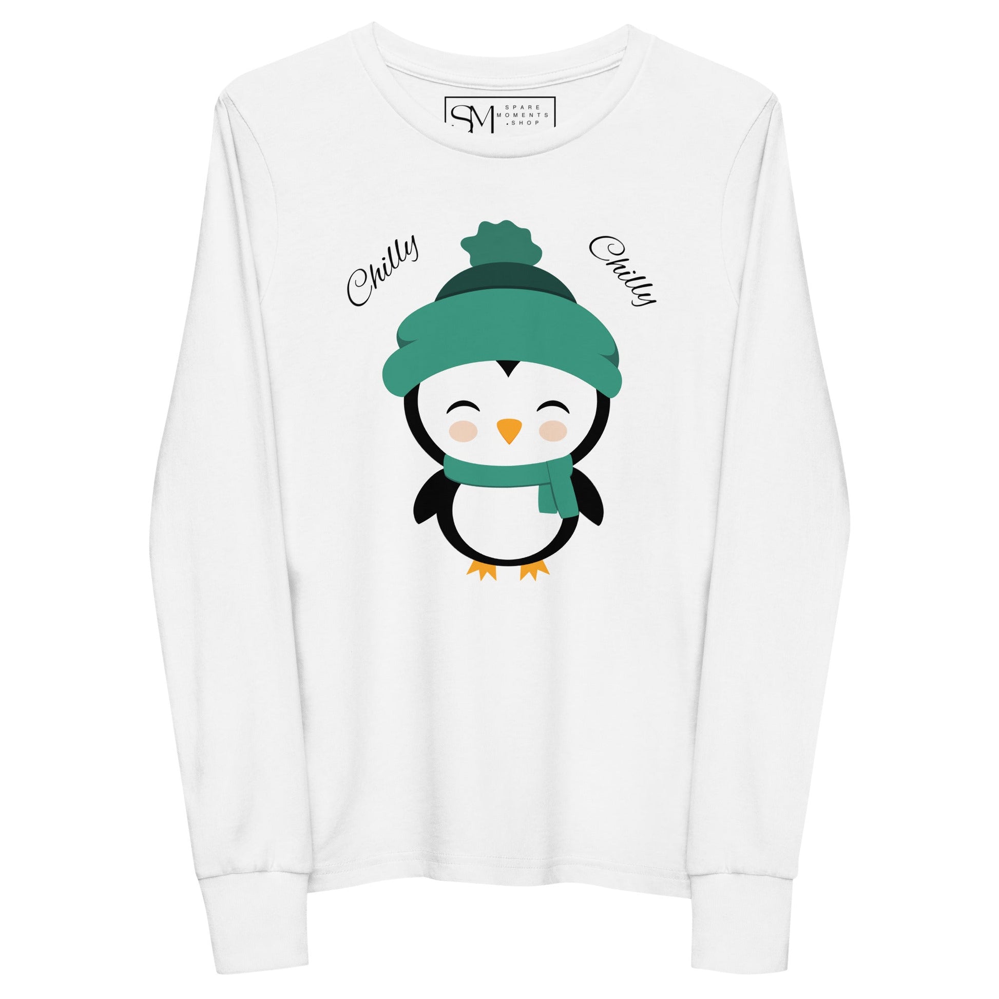Chilly Chilly Penguin | Youth long sleeve tee