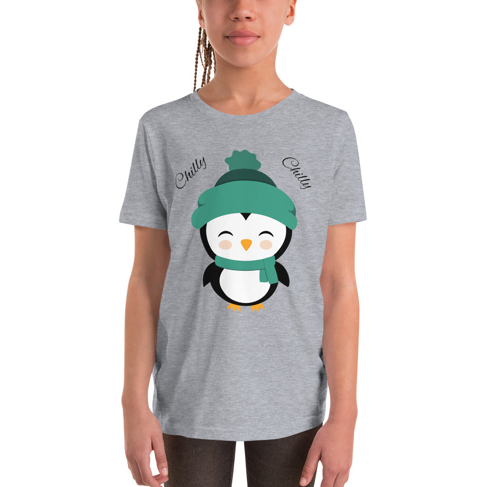 Chilly Chilly Penguin | Youth Short Sleeve T-Shirt