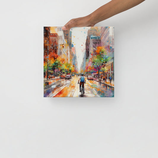 City Cycling | Thin canvas