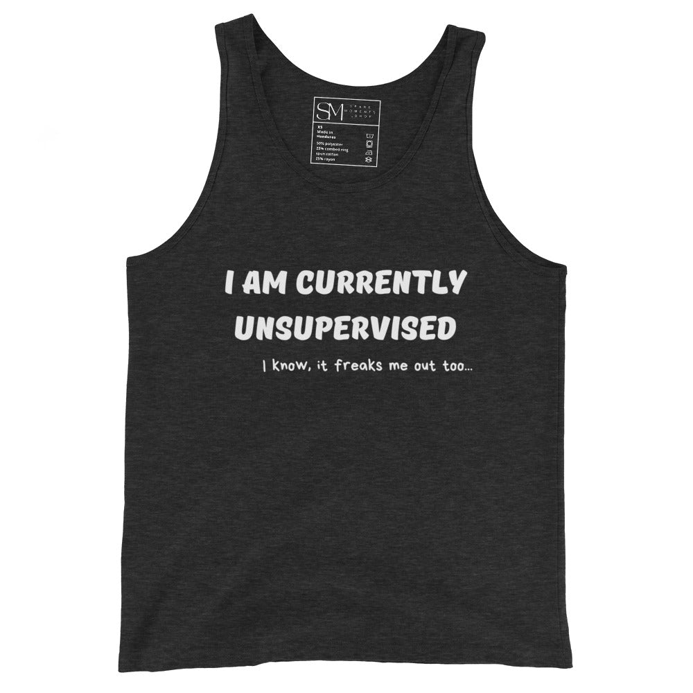 Currently Unsupervised | Unisex Tank Top