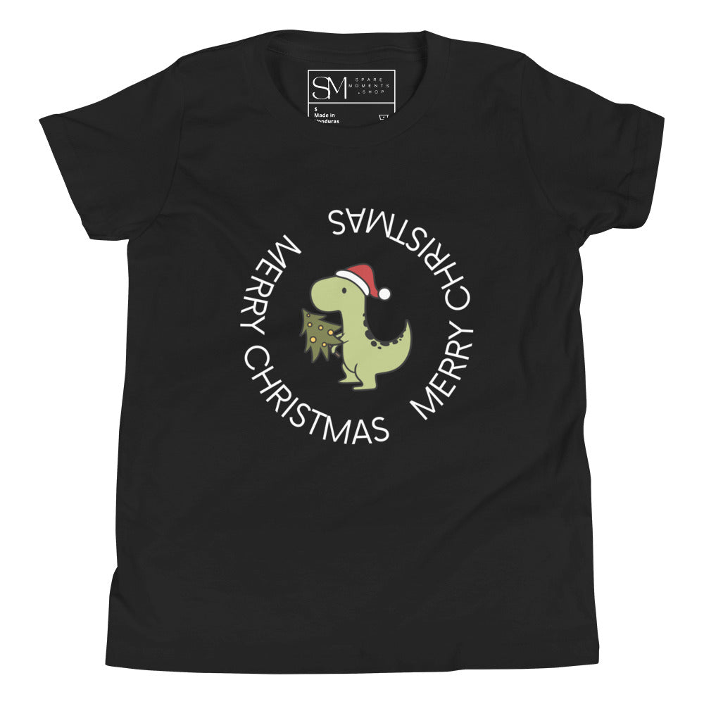 Dino Christmas | Youth Short Sleeve T-Shirt